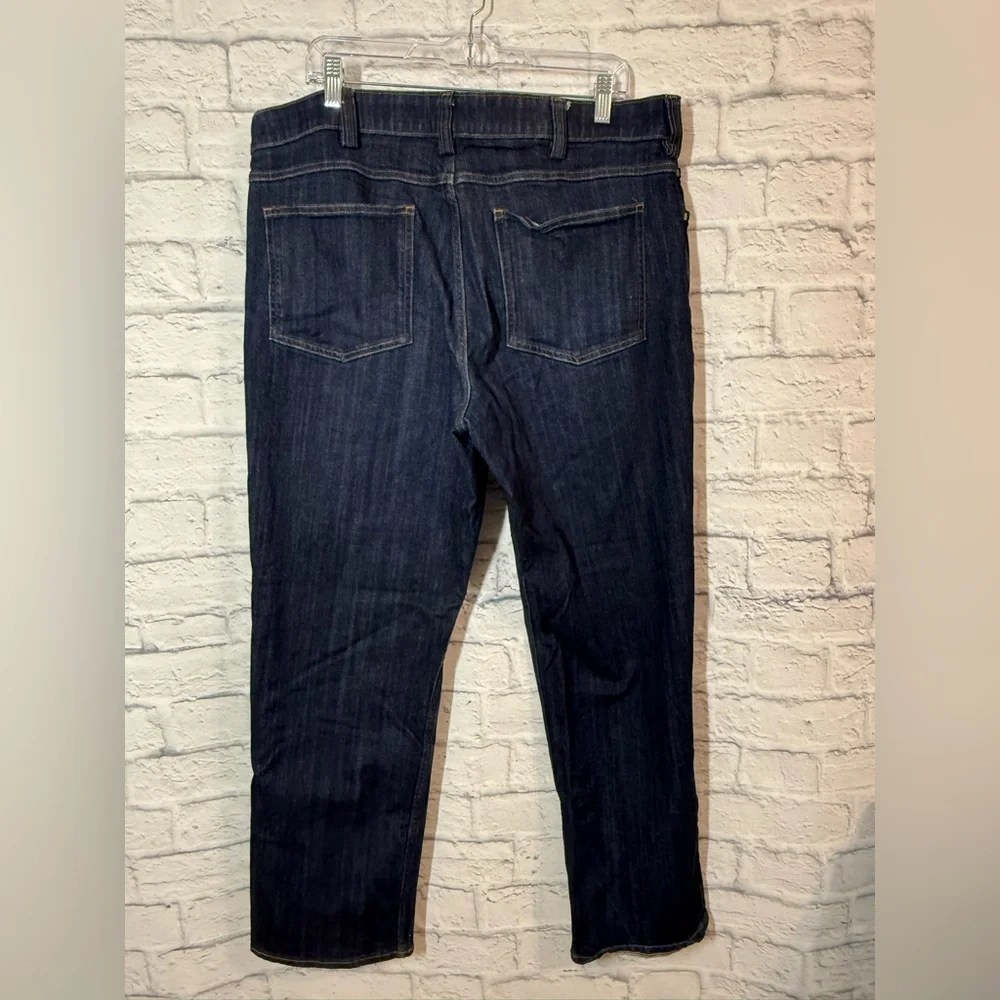 Men's Duluth Trading 40 Grit Dark Blue Jeans, 38x32